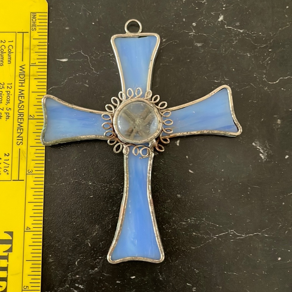Stained glass cross